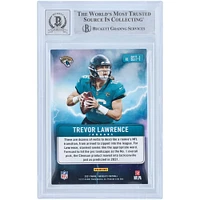 Trevor Lawrence Jacksonville Jaguars Autographed 2021 Panini Absolute By Storm #BST-1 Beckett Fanatics Witnessed Authenticated 10 Rookie Card