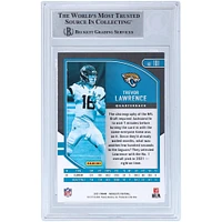 Carte de recrue authentifiée 2021 Panini Absolute #101 signée Trevor Lawrence Jacksonville Jaguars par les fanatiques de Beckett avec l'inscription « 2021 #1 Pick »
