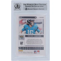 Trevor Lawrence Jacksonville Jaguars Autographed 2021 Panini Chronicles Luminance Green #201 Beckett Fanatics Witnessed Authenticated 10 Rookie Card with "2021 #1 Pick" Inscription