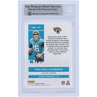 Trevor Lawrence Jacksonville Jaguars Autographed 2021 Panini Chronicles #47 Beckett Fanatics Witnessed Authenticated Rookie Card