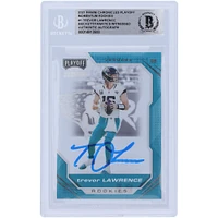 Trevor Lawrence Jacksonville Jaguars Autographed 2021 Panini Chronicles Playoff Momentum #PMR-1 Beckett Fanatics Witnessed Authenticated Rookie Card