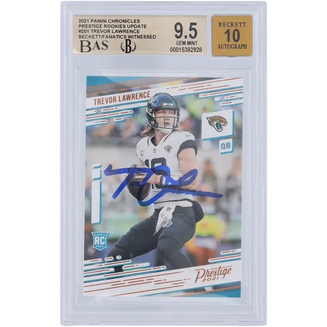 Autographed Jacksonville Jaguars Trevor Lawrence 2021 Panini