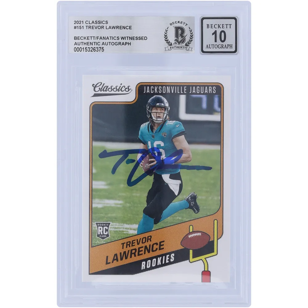 Fanatics Authentic Trevor Lawrence Rookie Autograph Jacksonville