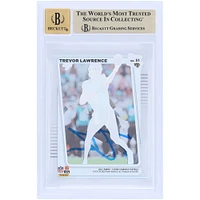 Trevor Lawrence Jacksonville Jaguars Autographed 2021 Panini Clearly Donruss Rated Rookie #51 Beckett Fanatics Witnessed Authenticated 9.5/10 Rookie Card 