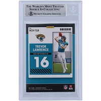 Trevor Lawrence Jacksonville Jaguars Autographed 2021 Panini Contenders ROY Contenders #ROY-TLR Beckett Fanatics Witnessed Authenticated Rookie Card 