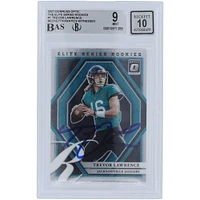 Trevor Lawrence Jacksonville Jaguars Autographed 2021 Panini Donruss Optic Elite Series #ESR-1 Beckett Fanatics Witnessed Authenticated 9/10 Rookie Card