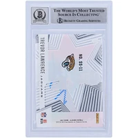 Carte de recrue authentifiée 10 de Beckett Fanatics #SS-11 de 2021 signée par Trevor Lawrence Jacksonville Jaguars
