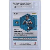 Trevor Lawrence Jacksonville Jaguars Autographed 2021 Panini Mosaic NFL Debut #241 Beckett Fanatics Witnessed Authenticated Rookie Card with "NFL Debut 9/12/21" Inscription
