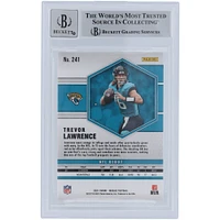 Trevor Lawrence Jacksonville Jaguars Autographed 2021 Panini Mosaic #241 Beckett Fanatics Witnessed Authenticated 9/10 Rookie Card