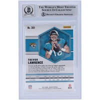 Trevor Lawrence Jacksonville Jaguars Autographed 2021 Panini Mosaic #301 Beckett Fanatics Witnessed Authenticated 10 Rookie Card