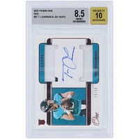 Trevor Lawrence Jacksonville Jaguars Autographed 2021 Panini One Red Dual Relic #31 #15/15 BGS Authenticated 8.5/10 Rookie Card 