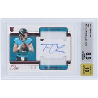 Trevor Lawrence Jacksonville Jaguars Autographed 2021 Panini One Red Dual Relic #31 #15/15 BGS Authenticated 8.5/10 Rookie Card 