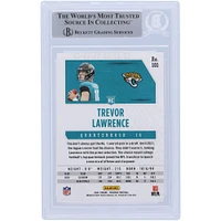 Carte de recrue authentifiée autographiée par Trevor Lawrence Jacksonville Jaguars 2021 Panini Phoenix Fire Burst #101 Beckett Fanatics