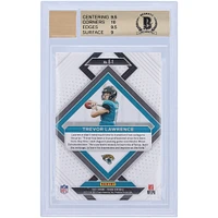 Carte de recrue Panini Prizm Emergent #E-1 2021 autographiée par Trevor Lawrence Jacksonville Jaguars Beckett Fanatics Witnessed Authenticated 9.5/9 - Sous-grades 9.5/10/9.5/9