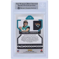 Trevor Lawrence Jacksonville Jaguars Autographed 2021 Panini Prizm #331 Beckett Fanatics Witnessed Authenticated Rookie Card