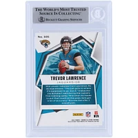 Carte de recrue authentifiée autographiée par Trevor Lawrence Jacksonville Jaguars #101 de Panini Rookies & Stars 2021 Beckett Fanatics