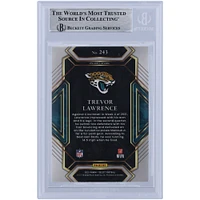 Trevor Lawrence Jacksonville Jaguars Autographed 2021 Panini Select Club Level White Ink #243 Beckett Fanatics Witnessed Authenticated Rookie Card 