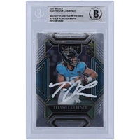 Trevor Lawrence Jacksonville Jaguars Autographed 2021 Panini Select Club Level White Ink #243 Beckett Fanatics Witnessed Authenticated Rookie Card 