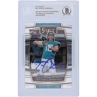 Carte de recrue authentifiée autographiée par Trevor Lawrence Jacksonville Jaguars 2021 Panini Select Concourse #43 Beckett Fanatics