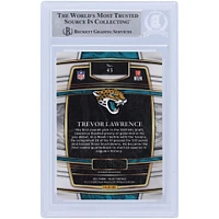 Carte de recrue authentifiée autographiée par Trevor Lawrence Jacksonville Jaguars 2021 Panini Select Concourse #43 Beckett Fanatics