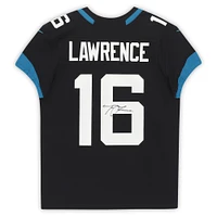 Maillot Nike Elite noir autographié par Trevor Lawrence des Jacksonville Jaguars