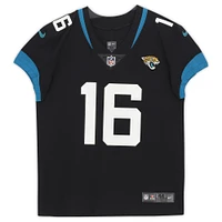 Maillot Nike Elite noir autographié par Trevor Lawrence des Jacksonville Jaguars