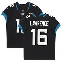 Maillot Nike Elite noir autographié par Trevor Lawrence des Jacksonville Jaguars