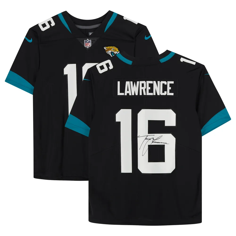 Trevor Lawrence Jacksonville Jaguars Autographed Black Nike Elite Jersey