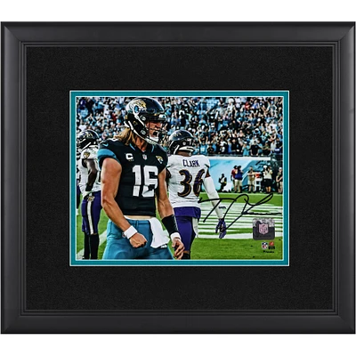 Trevor Lawrence Jacksonville Jaguars Autographed Framed 8" x 10" Scream Photograph