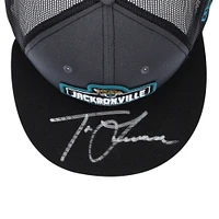 Casquette de camionneur dédicacée par Trevor Lawrence Jacksonville Jaguars New Era 2021 NFL Draft