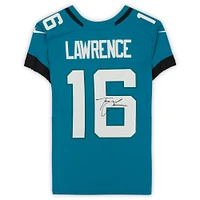 Trevor Lawrence Jacksonville Jaguars Autographed Nike Teal Elite Jersey