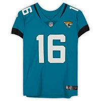 Trevor Lawrence Jacksonville Jaguars Autographed Nike Teal Elite Jersey