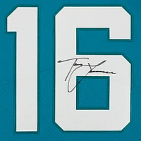 Trevor Lawrence Jacksonville Jaguars Autographed Nike Teal Elite Jersey