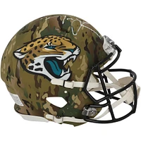 Casque authentique Riddell Camo Alternate Speed ​​autographié par Trevor Lawrence Jacksonville Jaguars