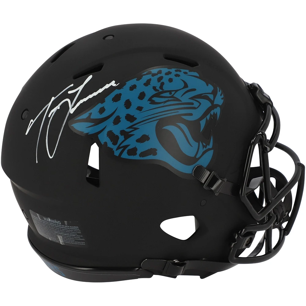 Trevor Lawrence Jacksonville Jaguars Autographed Riddell Eclipse Alternate Speed Authentic Helmet