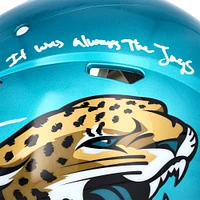 Casque authentique Riddell Flash Speed ​​autographié par Trevor Lawrence des Jacksonville Jaguars avec l'inscription « It Was Always the Jags »