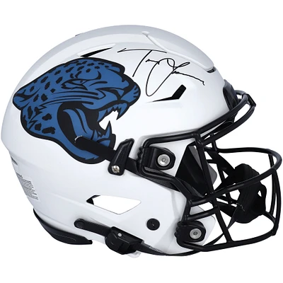 Casque authentique Riddell Lunar Eclipse Alternate Speed ​​Flex autographié par Trevor Lawrence des Jacksonville Jaguars