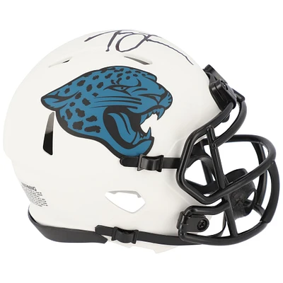 Trevor Lawrence Jacksonville Jaguars Autographed Riddell Lunar Eclipse Alternate Speed Mini Helmet