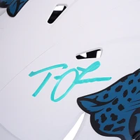Trevor Lawrence Jacksonville Jaguars Autographed Riddell Lunar Eclipse Speed Mini Helmet - Signed in Teal Ink