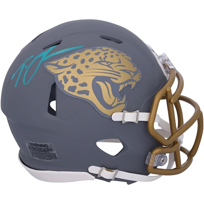 Trevor Lawrence Jacksonville Jaguars Autographed Riddell Slate Speed Mini Helmet 
