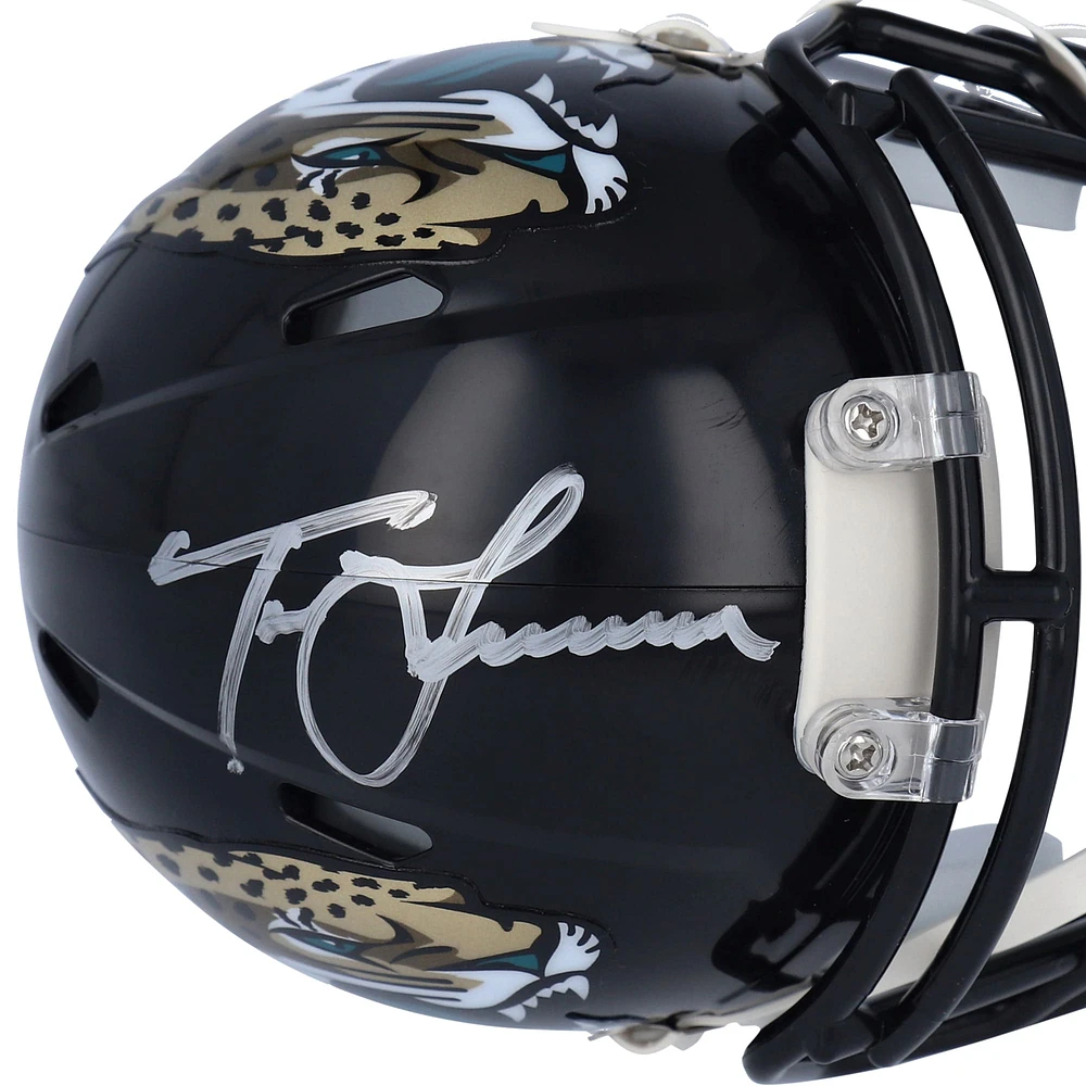 Trevor Lawrence Jacksonville Jaguars Autographed Riddell Speed Mini Helmet
