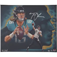 Trevor Lawrence Jacksonville Jaguars Fanatics Authentic 16 x 20 Photo  Print - Designed & Signed by Artist Brian Konnick - Limited Edition 25