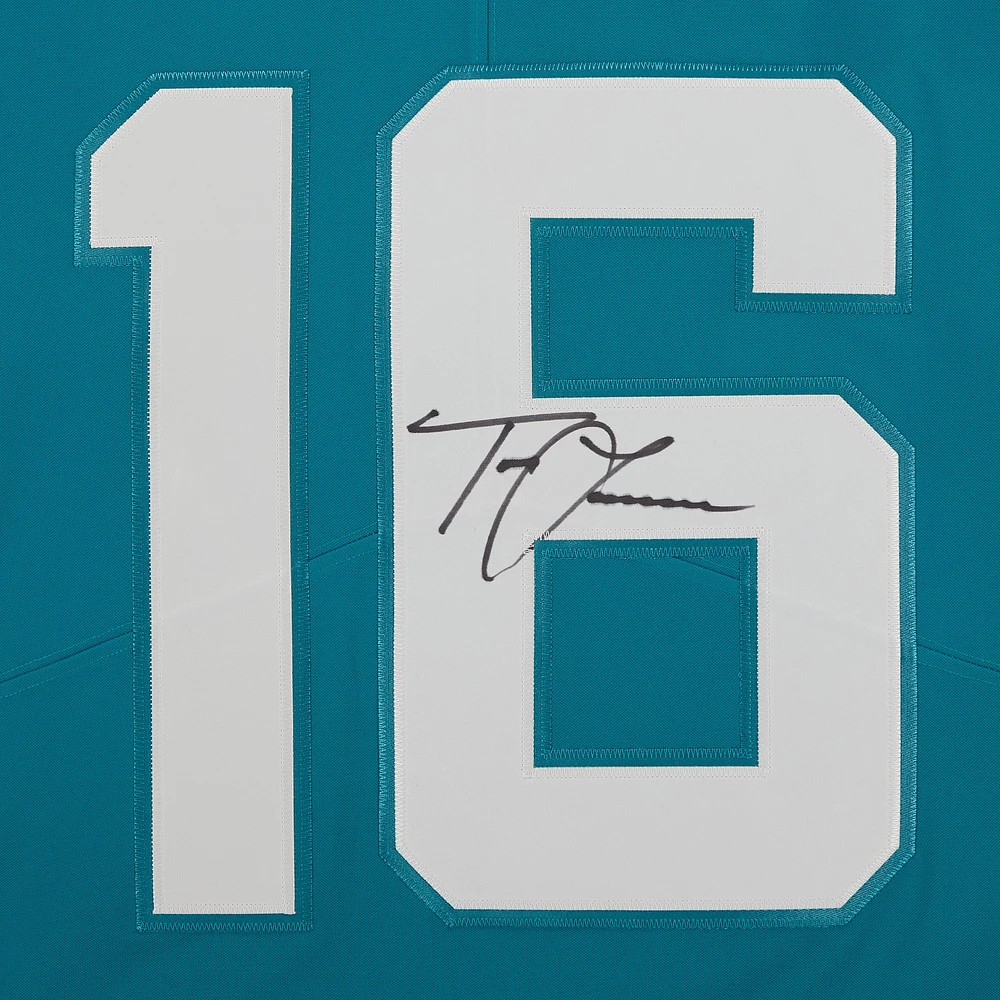 Maillot Nike Teal Limited dédicacé par Trevor Lawrence des Jacksonville Jaguars