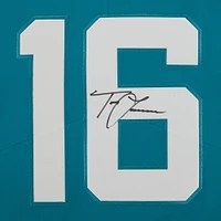 Maillot Nike Teal Limited dédicacé par Trevor Lawrence des Jacksonville Jaguars