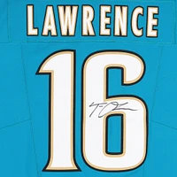 Trevor Lawrence Jacksonville Jaguars Autographed Teal Throwback Elite Jersey 