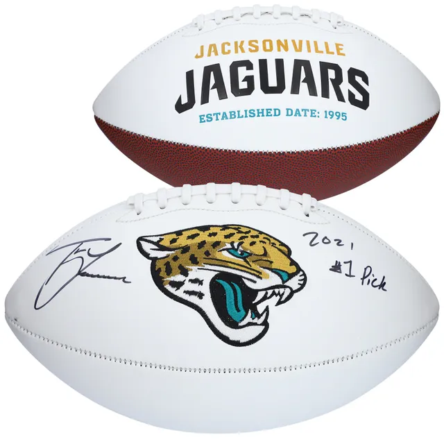 Trevor Lawrence Jacksonville Jaguars Autographed Riddell 2021 NFL Draft Speed Flex Authentic Helmet