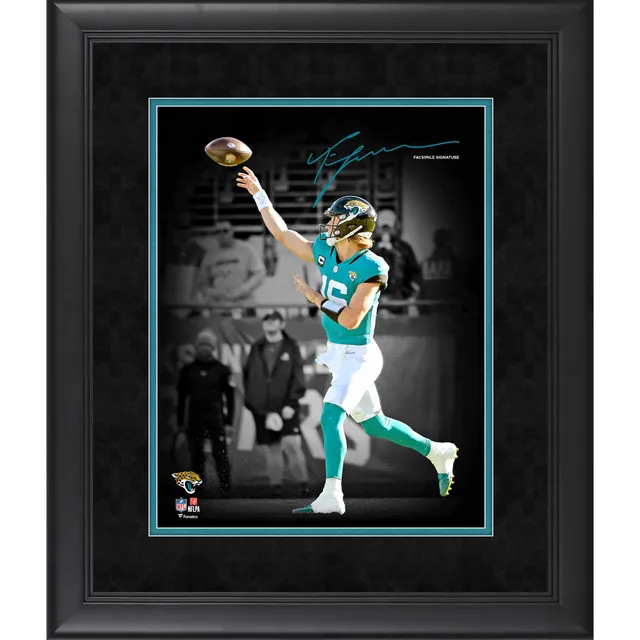 Trevor Lawrence Jacksonville Jaguars Framed 15 X 17 First