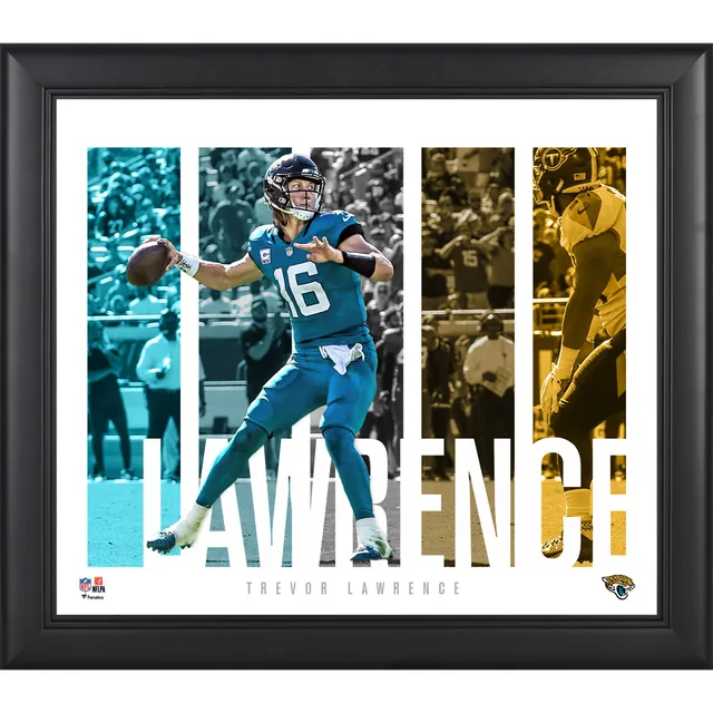 Fanatics Branded Men's Trevor Lawrence Teal Jacksonville Jaguars Player Icon T-Shirt - Teal