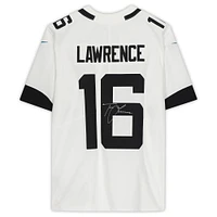 Maillot Nike dédicacé par Trevor Lawrence White des Jacksonville Jaguars