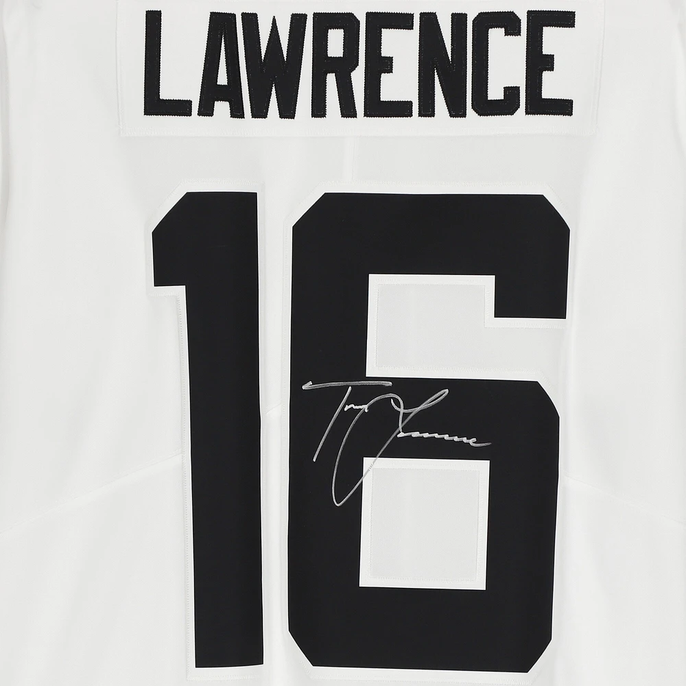 Maillot Nike dédicacé par Trevor Lawrence White des Jacksonville Jaguars
